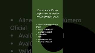 Documentos para comprar una casa Infonavit