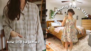 making PJs, opening packages, and tidying up! VLOG