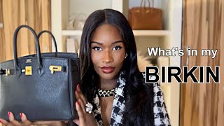 What’s in my HERMÈS BIRKIN Bag 25 | WIMB