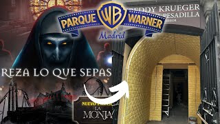 LA MONJA 😱 Detalles del NUEVO Pasaje del Terror | Halloween Parque Warner 2024