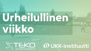 Terve koululainen | Urheilullinen viikko