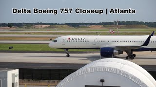 Closeup of a Delta Boeing 757 | Atlanta plane spotting