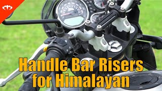 Himalayan Handle Bar Risers - Royal Enfield Accessories | IAMABIKER മലയാളം