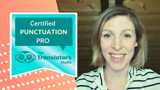 Punctuation Course — Punctuation Pro