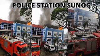 Police Station nasunug sa tabi ng Fire Station