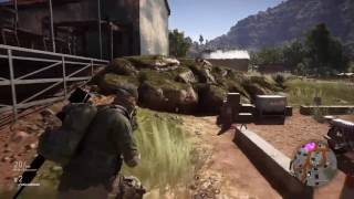 Ghost Recon Wildlands Open Beta Riding Dirt Bike and Save People