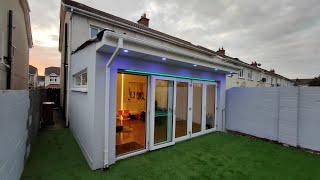 Time Lapse. Extending the house by building a room in the yard and better arranging the garden.