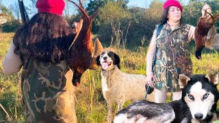 Hunting wild pheasants and cooking them in the wild / Hunting wild pheasants