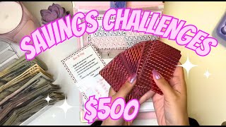 SAVINGS CHALLENGES | CASH ENVELOPE METHOD|  SAVING MONEY IN A FUN WAY | #budget #money #2024 #CASH