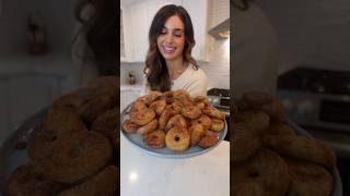 2 INGREDIENT MINI APPLE DONUTS! 🍎🍏🍩 #fallrecipes #donuts #twoingredients