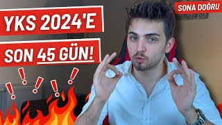 YKS 2024'E SON 45 GÜN... | BU HATALARI SAKIN YAPMA! 🔥| #yks #yks2024