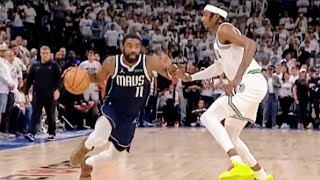 Kyrie Irving Beat the 5Seconds at the Halftime w/ a Strong And1 Finish During Game1 WCFinals 2024