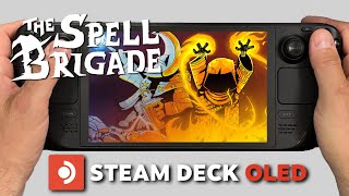 The Spell Brigade | Steam Deck Oled Gameplay | Steam OS | CoOp Bullet Hell Roguelite