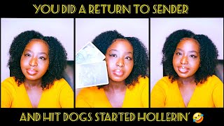 You did a return to sender and hit dogs started hollerin' 🤣 | Telling on themselves lol | SNIPPET