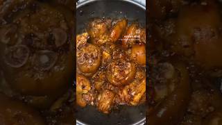 Pork legs cooked in a flavorful fusion #porkrecipes #porkleg #flavour #fusioncuisine