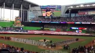 José Feliciano - The Star-Spangled Banner (Miami Marlins 2012 Opening Day)