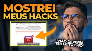 NÃO DEVERIA TER FEITO ISSO! Mostrei Meus 4 Hacks Para Funil de Vendas...