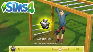 How To Level Up/Max Motor Child Skill (Cheat) - The Sims 4