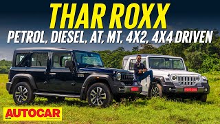 Mahindra Thar Roxx review - One SUV to rule them all | First Drive | Autocar India