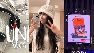 ENG)大学生のプロダクティブな1日密着VLOG📓🐰 ft.弟のアイドルデビュー応援してきた! GRWM,図書館スタディ,冬休み海外行ってきます✈️