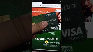 SBI Simply Click Credit Card Review | SBI Simply Click Credit card milestone Benefits | #shorts