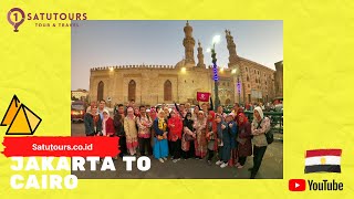 TOUR AQSA JORDAN MESIR - PERJALANAN JAKARTA KE MESIR LANJUT CITYTOUR MESIR HARI 1