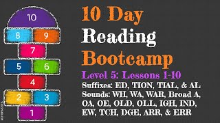 Reading Bootcamp 10 Day Phonics Program   Level 5   Lessons 1 10