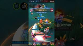 POPOL AND KUPA MANIAC/ MARKSMAN #nenengmavelvlog  #mobilelegends  #shortvideo