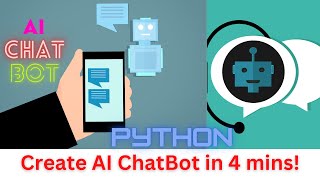 Create AI Chatbot in just 4 mins! | Fatest way to create your own chatbot in python