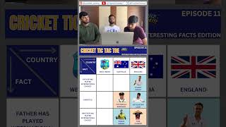 Cricket Tic Tac Toe | Episode 11 | Interesting Facts Edition | Cricket Quiz #cricket #games #quiz