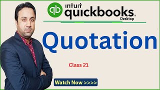 How To Make Sale Quotation In Quickbooks Desktop - Quotation In QB