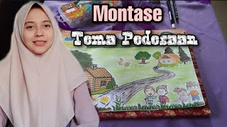 Membuat Montase "Tema Pedesaan"