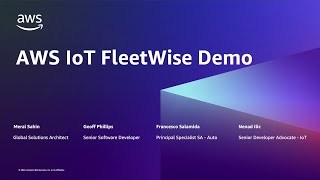 AWS IoT FleetWise EW22 Demo