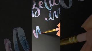 Lettering video #lettering #artjournal  #calligraphy #letteringbeginner #watercolor #handlettering