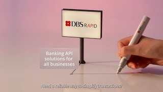 Power up your business with APIs using DBS RAPID