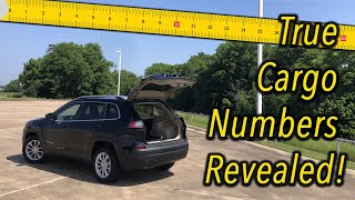 2023 Jeep Compass Latitude - True Cargo Capacity Given In Inches