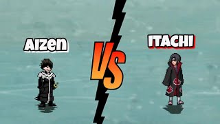 Aizen Vs Itachi naruto x bleach fights / mugen