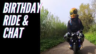 Birthday ride, chat and a trip down memory lane