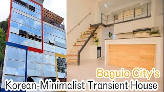 WHERE TO STAY IN BAGUIO CITY | Korean-Minimalist Style Transient House | MONDRIAN REST-HOME