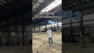 Building my own DIY Skatepark: part 2  #skateboarding #ukskateboarding #skatepark #diy