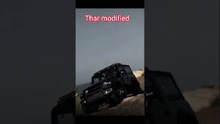 😈New Thar modified 4x4😈#trending #automobile #viralvideo