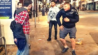 Dumb Regular Guys Challenges Real Fighter... Then This Happened