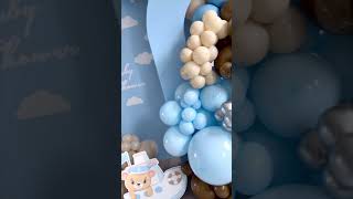 Baby shower, Balloons decoration - Роскошное оформление фотозоны шарами на вечеринку для ребенка