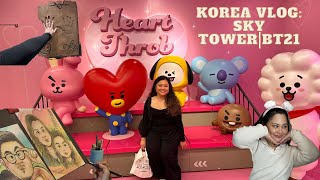 SEOUL SOUTH KOREA VLOG🇰🇷: BTS army vlog/ Sky tower/ sister arrives/ COEX- @astoldbymilly