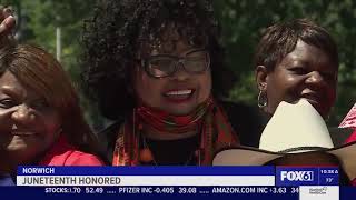 FOX 61 Connecticut: Juneteenth Independence Day Celebrations in Norwich