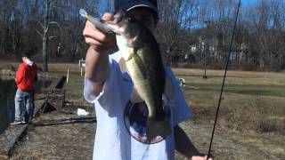 Late Winter New Jersey Bass Fishing