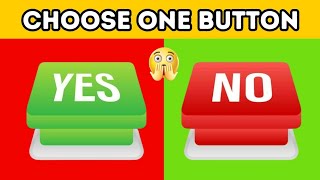 Choose One Button...? 😱 Yes or No Challenge ✔❌