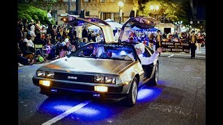 DeLoreans in the Starlight Parade  - 2017