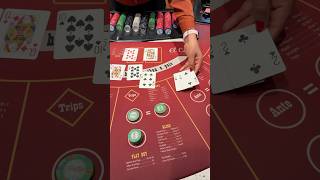 $300 BLIND UTH hand? Dumb idea? #casino #gamble #lasvegas #UTH