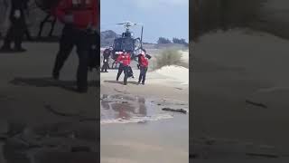 Praia do Cardoso - Surfista é resgatado